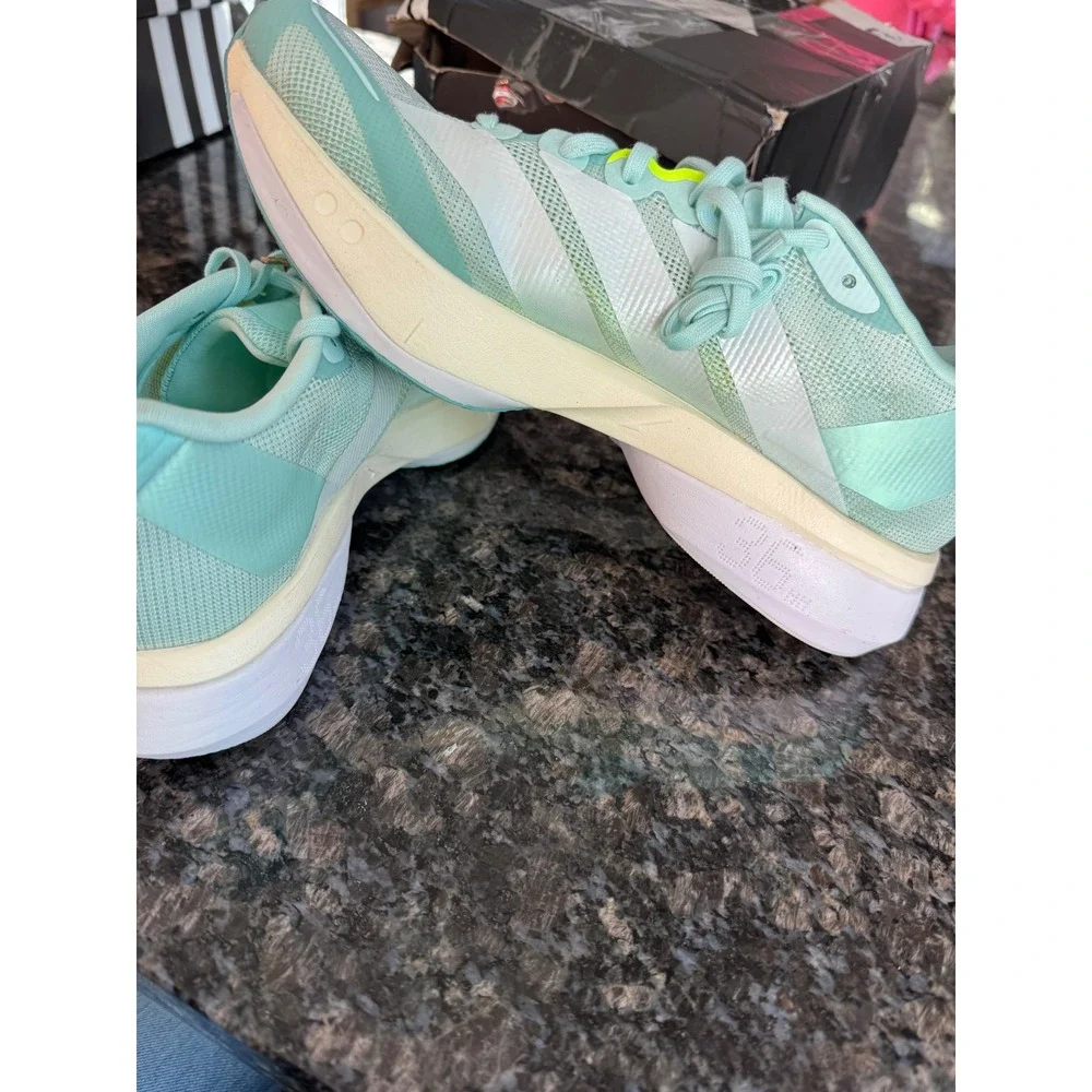 Adidas Adizero Boston‎ 13 W Mint Green Running Shoes JS4957 Womens 9 NEW